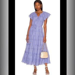Cleobella Mallory Ankle Dress in Sky